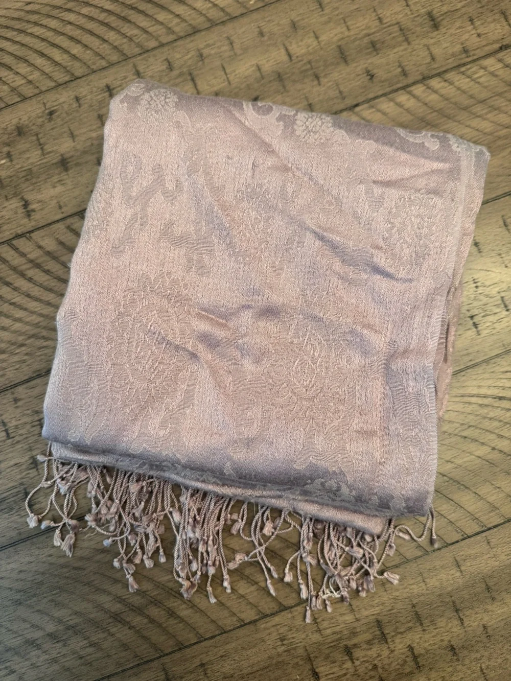 MIX NOUVEAU Large Fringe End Wrap / Scarf, Pashmina Wool and Silk